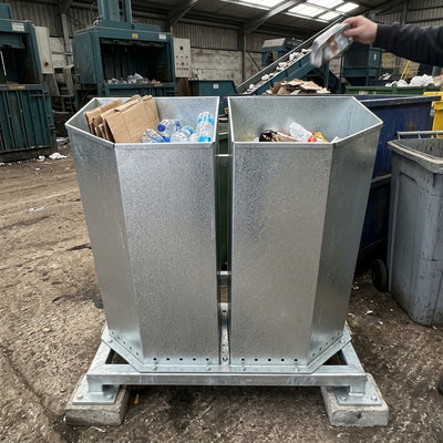 60 Litre Galvanised Steel Bin Liner with Drainage Holes
