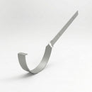 Half Round Aluminium Gutter Side Rafter Bracket 125mm — RAL 9006
