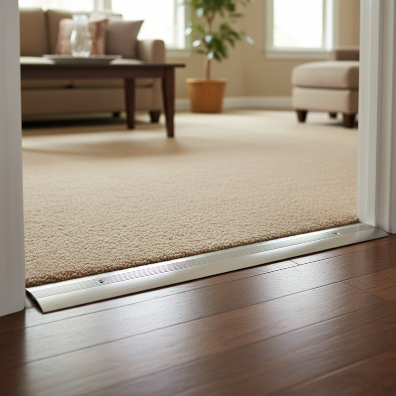 Dark Gray Premium Extra Wide Carpet Grip Floor Trim 900mm for Seamless Edging