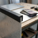 Square Rubber Edge Protector 7x10mm for 3mm Panels - 5m EPDM (view 2)