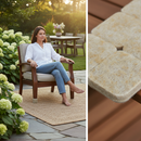 Premium Self-Adhesive Felt Pads 25mm Square in Natural Beige - Pack of 16 for Floor Protection