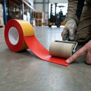 Heavy Duty Forklift Floor Marking Tape - 75mm x 10m or 25m - Red