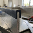 Square Rubber Edge Protector 14x13mm for 6mm Panels - 5m EPDM (view 2)