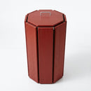 Wooden Octagonal Litter Bin – 100 Litre, Hardwood with Galvanised Steel (view 2)