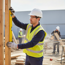 Gray Heavy Duty Aluminum Spirit Level - 600mm with Easy Reading System