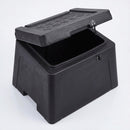 30 Litre Mini Grit Bin with Scoop – Black Recycled MDPE (view 2)