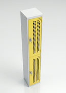 2-Door Perforated Locker with Cam Lock – Ventilated Storage (view 2)