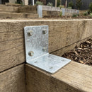 Galvanised Sleeper Angle Bracket 85mm x 85mm x 80mm x 2mm
