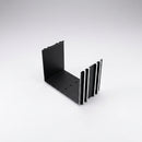 Aluminium Box Gutter Jointer 135 x 100mm — Textured Black