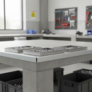 Light Slate Gray Premium Anodised Aluminium Angle 10 x 10 x 1mm x 1m - Versatile L-Shaped Profile