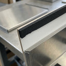 Black Expanded EPDM Foam Strip 15x6mm, Self Adhesive - 10m Roll