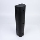 Rubber D-Section Dock Bumper 900 × 150 × 150 mm (view 2)