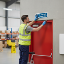 Dark Gray Premium Fire Safety Signs - Fire Exit Keep Clear - Multiple Sizes