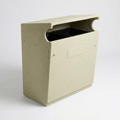 154 Litre Fire Retardant GRC Semi-Open Top Litter Bin