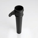 Traditional Aluminium Downpipe 76mm Diameter × 3m Eared Socket — Textured Black