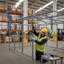 Dim Gray High-Performance Waiting-Trolley Shelter with Clear Cladding - 1m to 5m Lengths