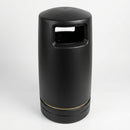 100 Litre Plastic Litter Bin with Galvanised Liner (view 2)