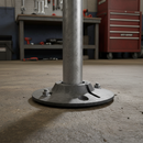 Dim Gray Heavy Duty Cylinder Post Base for Traffic Control Signs