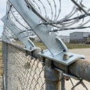 Welded Barbed Wire Brackets - Durable Steel Construction