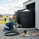 Gray Premium 1600 Litre Cylindrical Water Storage Tank - Frost Proof