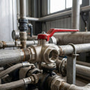 3/4" BSP Female 3-Way L-Port Ball Valve, 40 Bar
