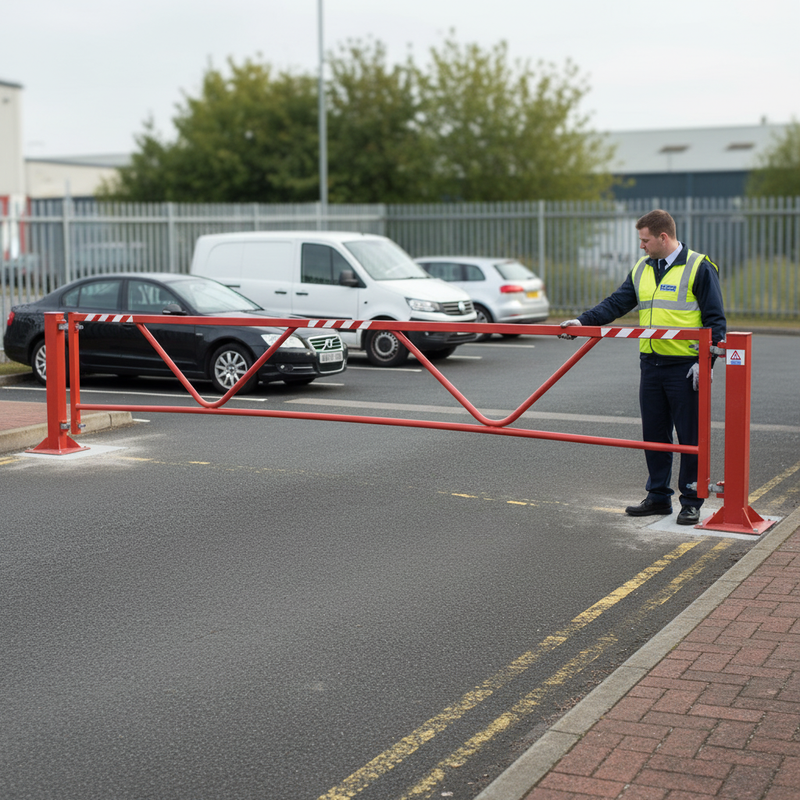 Dim Gray Manual Operated Swing Gate for Vehicle Control - Heavy Duty Access Control