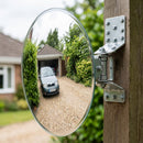 300mm diameter convex driveway mirror with polymir optics