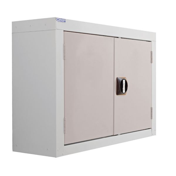 Gray Wall Mounted Perforated Tool Cupboards