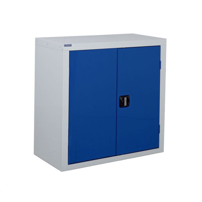 Midnight Blue Mobile Workplace Cupboard - 2 Shelves