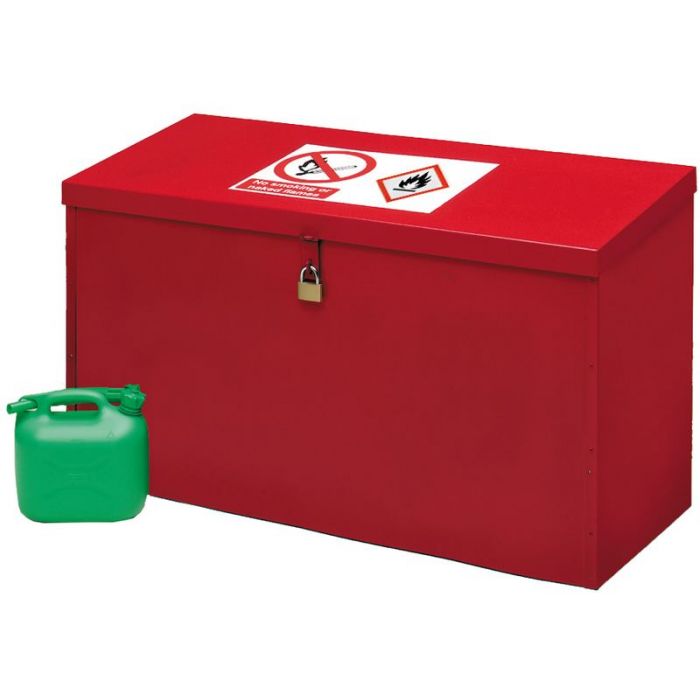 Brown Petroleum & Flammable Liquid Floor Chest