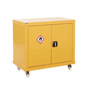 Sandy Brown Mobile Hazardous Cupboard
