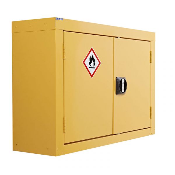 Sandy Brown Wall Mounted Hazardous Substance Cupboard