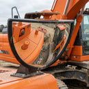 440 × 75 × 220mm Plant Machinery Safety Mirror Convex