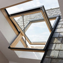 Natural Pine Smoke Ventilation Roof Window 1140x1180mm