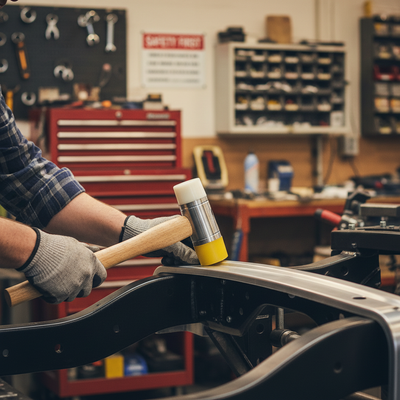 High-Performance Soft Faced Hammer with Durable Nylon Heads