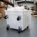 305 Litre Mobile Truck with Stepped Sides, 75mm Castors