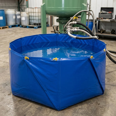 1000 Litre Collapsible Containment Tank, PES/PVC Coated