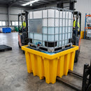 Single IBC Spill Pallet with 4-Way Forklift Access, 1300L Capacity