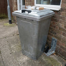 Galvanised Steel Wheelie Bin 240 Litre with Lid