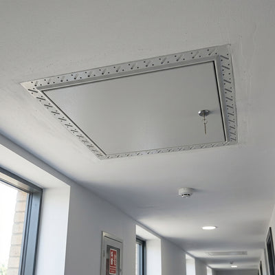 2hr Fire Rated Metal Access Panel 600x600mm Beaded Frame