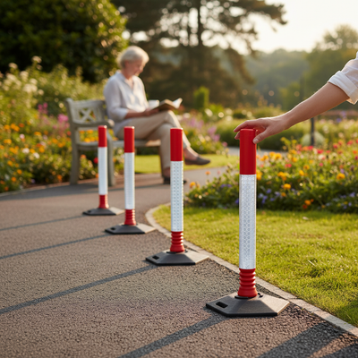 Heavy Duty Portable Flexi Cylinder Delineator Post for Traffic Management