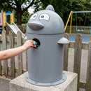 825mm height 55 litre plastic litter bin bright colours