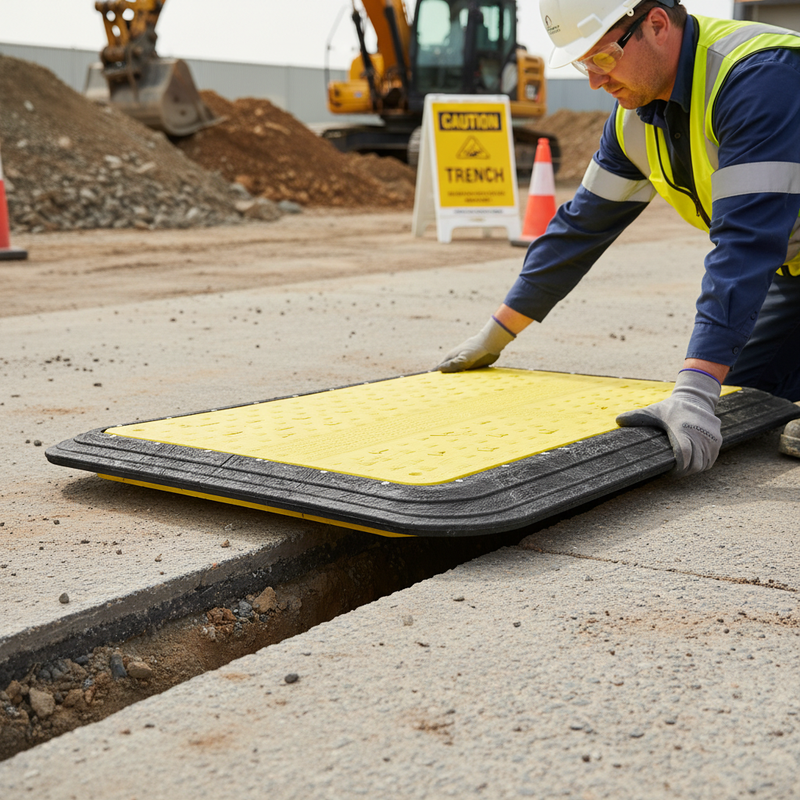 Gray Heavy Duty Driveway Trench Cover System 1600mm x 1200mm