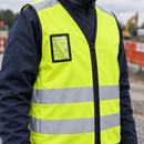 Hi-Vis Yellow/Navy Multi-Pocket Safety Waistcoat - Class 2 (view 2)