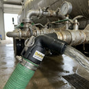 90° Cam Lever Hose Coupler - 1.5" Barb x 1.5" Socket