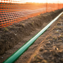 Dark Olive Green High-Performance Detectable Underground Warning Tape 150mm x 100m