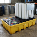 Double IBC Spill Bund Pallet – 1200 Litre Capacity