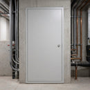 1hr Fire Rated Metal Single Riser Door 2000x600mm