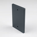 Aluminium Downpipe Access Plate 72x72mm — RAL 7016