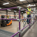 Dark Gray Premium 48.3mm Retro Fit Middle Cross Key Clamp for Durable Installations - High-Quality Professional Grade for Industrial and Commercial Applications